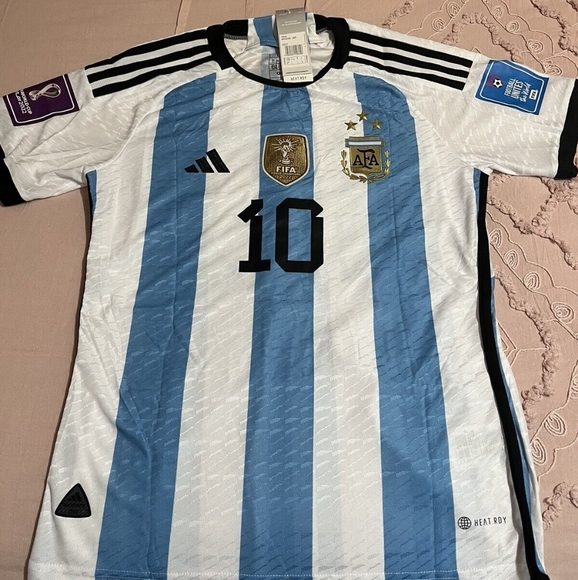 adidas | Shirts | Soccer Jersey For Men Argentina Messi 2324 | Poshmark